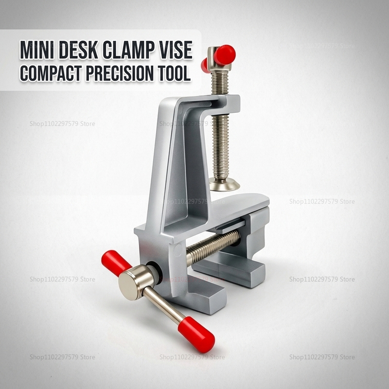 Electronics Repair Bench - Aluminium Mini-Tischschraubstock für DIY-Bastelarbeiten, Schmuckreparatur, Formenbau,