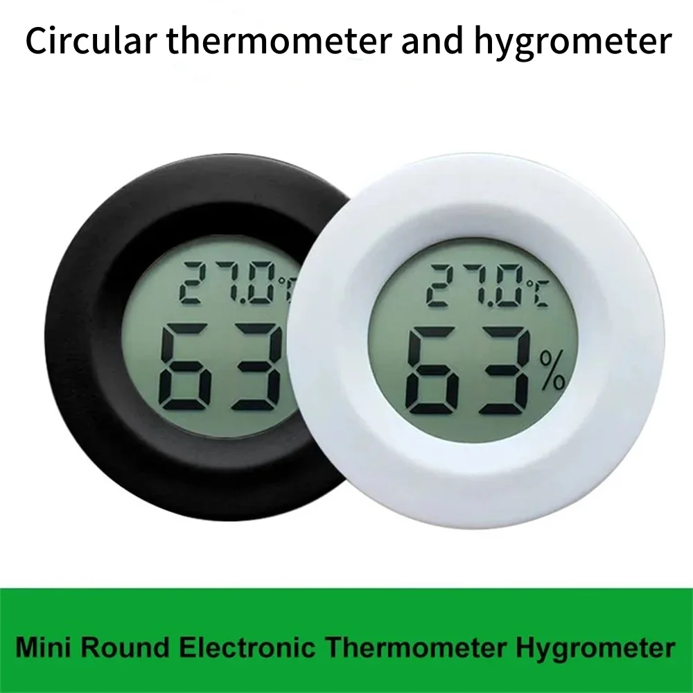 Electronics Repair And Maintenance - Mini-Rund-Digital-Thermometer-Hygrometer, hochpräziser elektronischer Temperatur- und Luftfeuchtigkeitsmonitor,