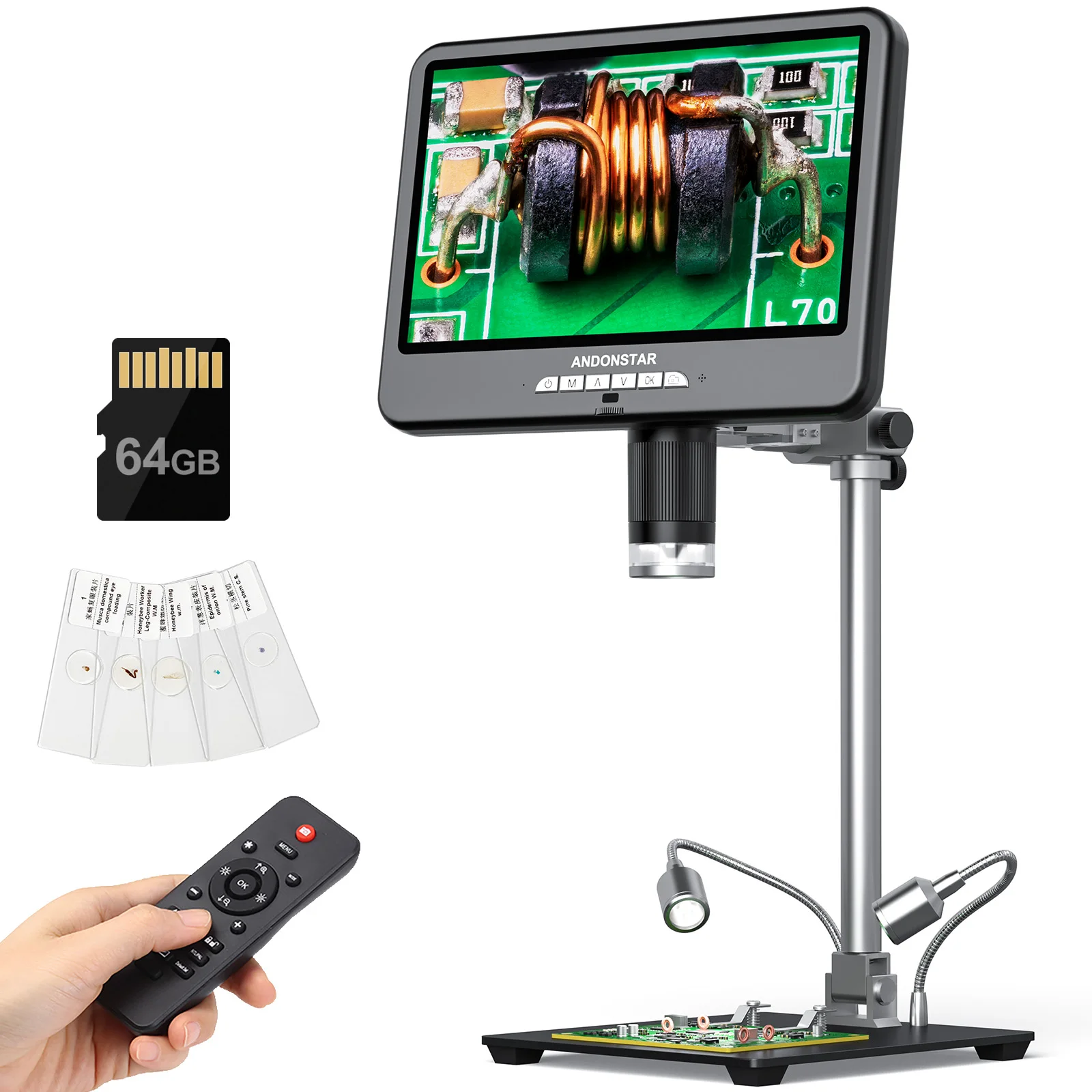 Electronics Repair In Usa - Andonstar AD210S-Pro 4K 60FPS 10,1