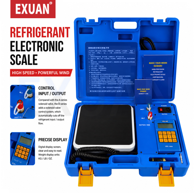 Electronics Repair Bench - 50A Kältemittel-Füllwaage, elektronische HVAC-Waage für AC-Freon-Befüllung,