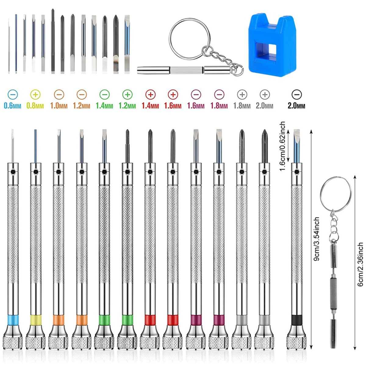 Electronics Repair In Usa - A002 26-teiliges Uhren-Schraubendreher-Set, rutschfestes kleines Schraubendreher-Set,