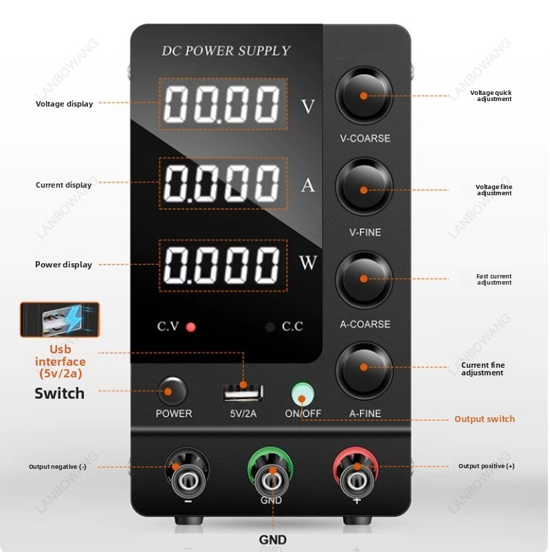 0-32V 0-6A Digitales, variable – Electronics Repair Bench Bewertung und Preis