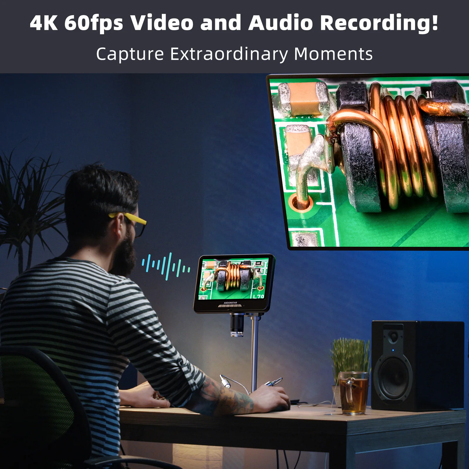 Andonstar AD210S-Pro 4K 60FPS  – Electronics Repair In Usa Bewertung und Preis