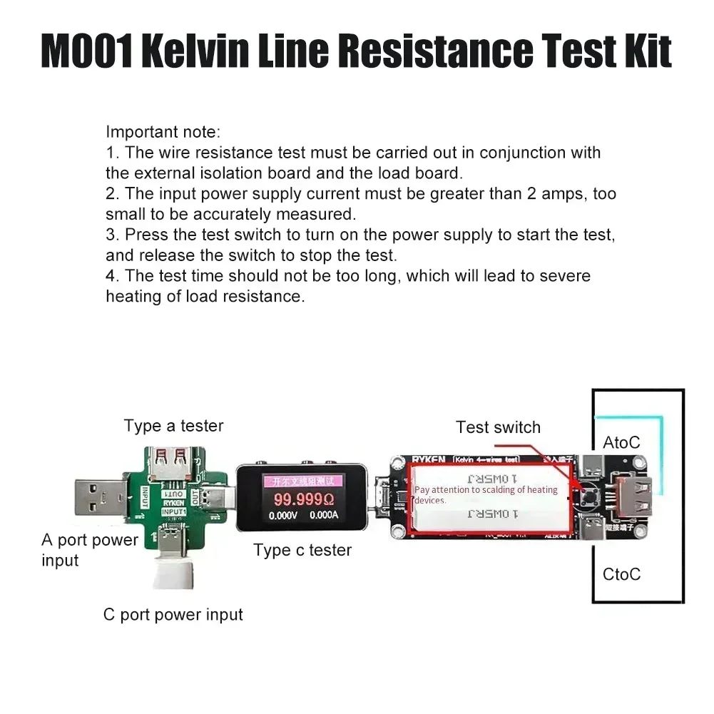 Kelvin Resistance Typ-C Leistu – Electronics Repair Bench Bewertung und Preis